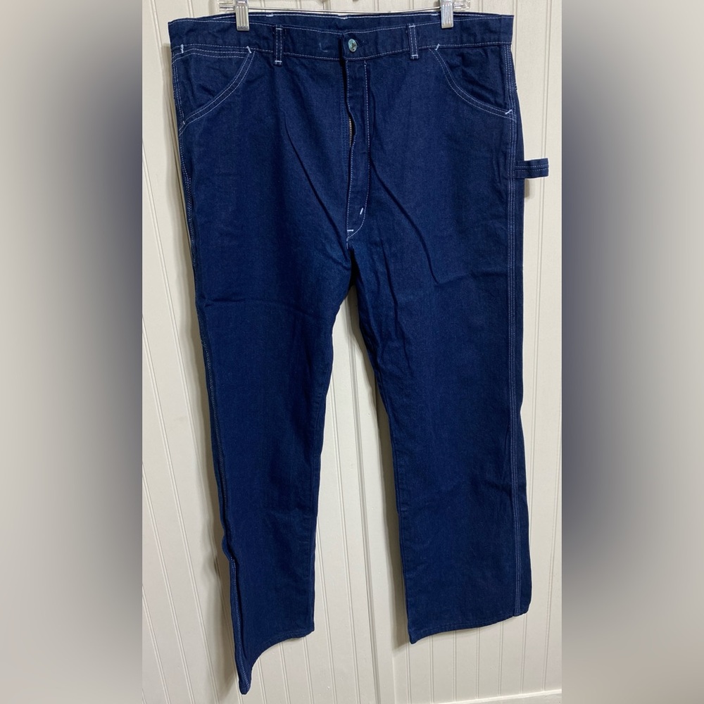 Vtg Dee Cee Dark Blue Denim Jeans Sz. 40x30